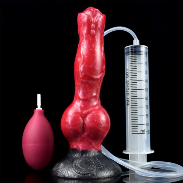 Monster Woofix ejaculerende dildo 18 x 6cm