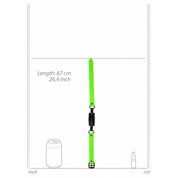 Knebel Zylinder phosphoreszierend Glow 7.5cm