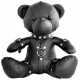 Ours en cuir EDDY The BDSM Teddy Bear Noir