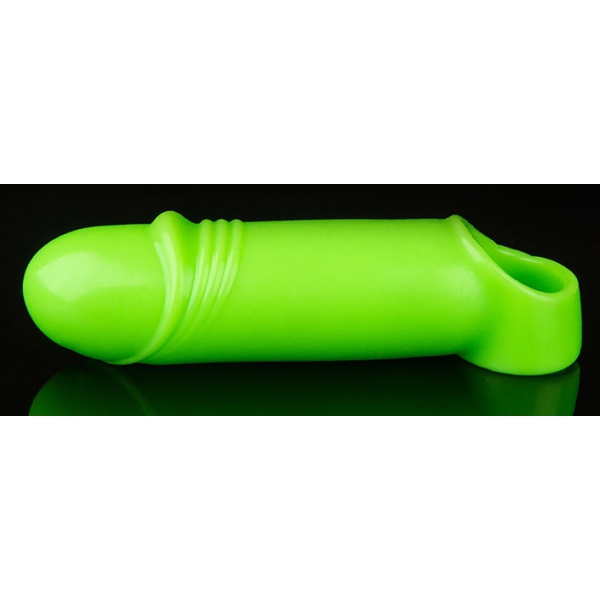 Gladde Dikke Glow Penis Schede 12 x 4,2cm