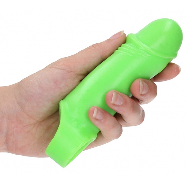 Funda para pene Smooth Thick Glow 12 x 4.2cm