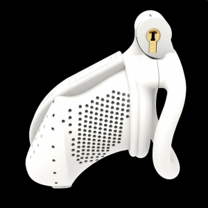 CockLock Maspia Chastity Cage 8 x 3,3cm Branco