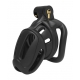 Armor Plastic Chastity Cage BLACK BENT