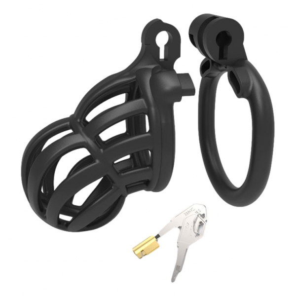 Narra Chastity Cage 8 x 3,6cm Preto