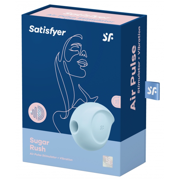 Estimulador Clitoral Azul Sugar Rush Satisfyer