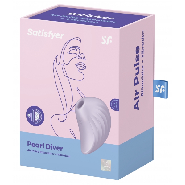 Klitoris-Stimulator Pearl Diver Satisfyer Malve