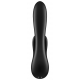 Vibro Rabbit connecté Double Flex Satisfyer 20cm Noir