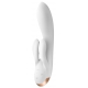 Vibro Rabbit Connected Double Flex Satisfyer 20cm Branco