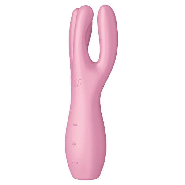 Klitoris-Stimulator Threesome 3 Satisfyer 14cm Pink