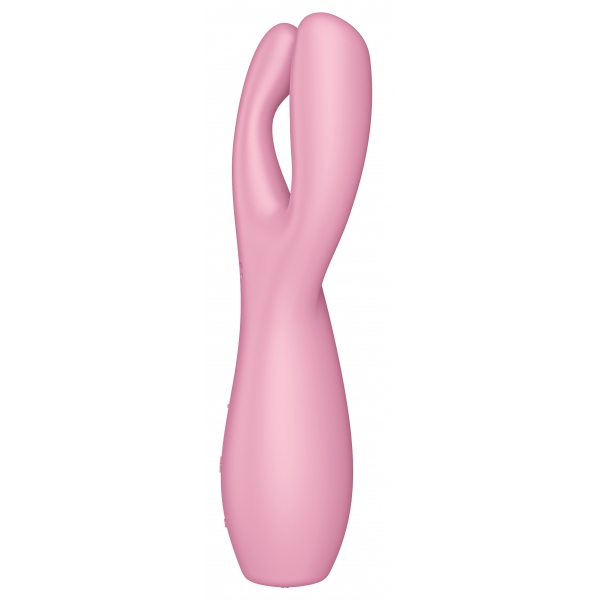 Klitoris-Stimulator Threesome 3 Satisfyer 14cm Pink