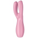 Klitoris-Stimulator Threesome 3 Satisfyer 14cm Pink