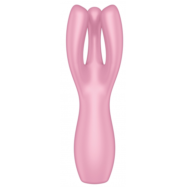 Estimulador de Clitoris 3 Satisfeitos 14cm Rosa