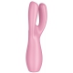 Klitoris-Stimulator Threesome 3 Satisfyer 14cm Pink