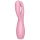 Stimolatore clitorideo Threesome 3 Satisfyer 14cm rosa