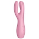 Estimulador de Clitoris 3 Satisfeitos 14cm Rosa