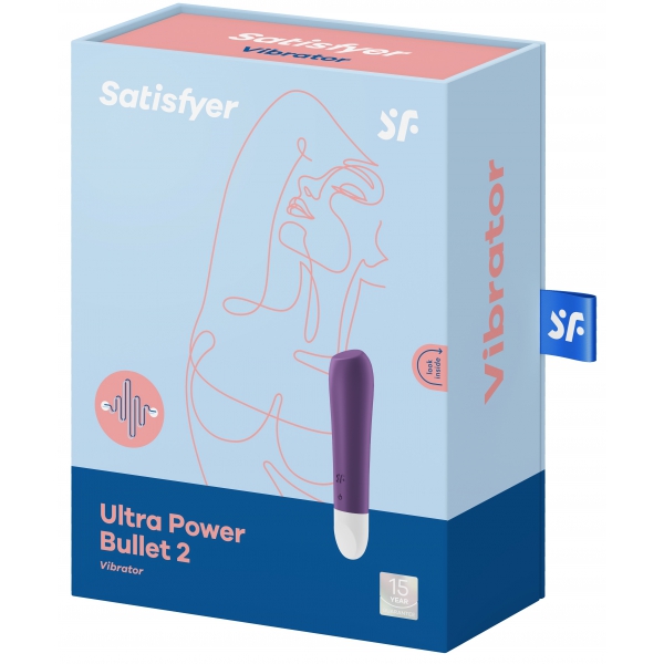 Ultra Power Bullet 2 Satisfyer Clitorisstimulator Paars