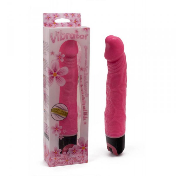 Vibrating Dildo Multi 17 x 3.5cm Pink