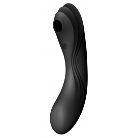 Curvy Trinity 4 Satisfyer Clitoral Stimulator Black