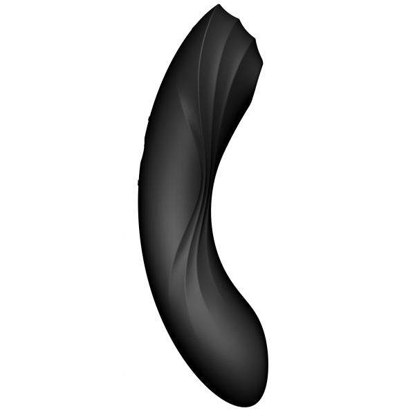 Curvy Trinity 4 Satisfyer Clitoral Stimulator Black