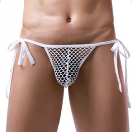 NoGenderWear New Thin Bandaged Mesh Panty For Men