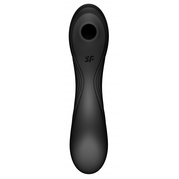 Curvy Trinity 4 Satisfyer Clitoral Stimulator Black