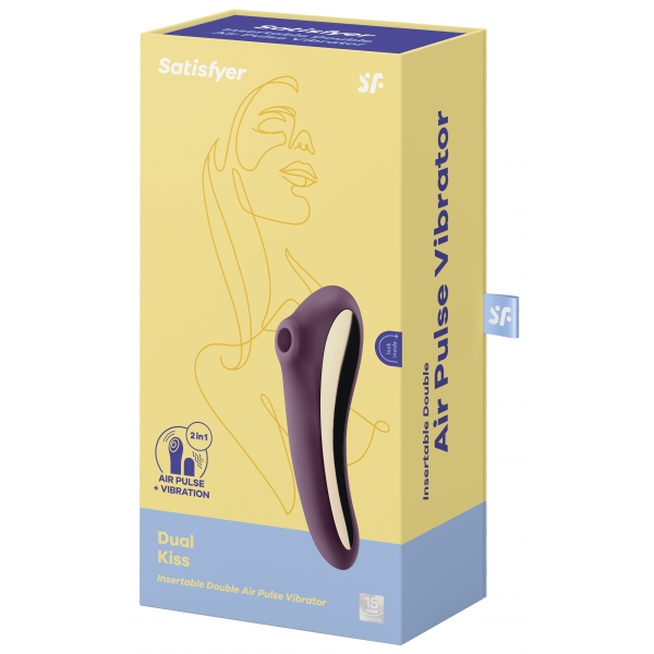 Stimolatore clitorideo Dual Kiss Satisfyer