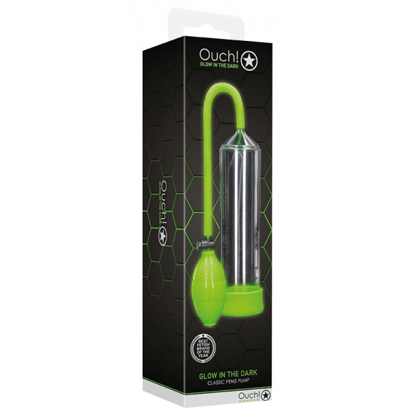 Glow Penis Pump 20 x 5.5cm
