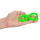 Lot von 2 phosphoreszierenden Cockrings Glow Ring 33mm