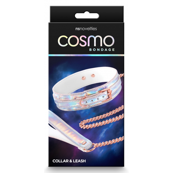 Collier-Laisse Cosmo avec chaîne métal
