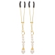 Nippelklemmen Tweezers Pearls Taboom Gold