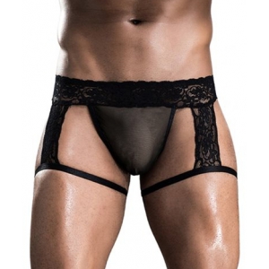 NoGenderWear Boxer string sexy Lace Black