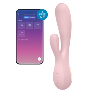 Satisfyer Konijn aangesloten Mono Flex Paars