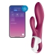 Vibro Rabbit Connected Heated Affair Satisfator 20cm Purple