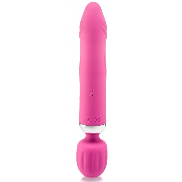 Vibro Wand Double Fun 17,5 x 4,5cm Roze