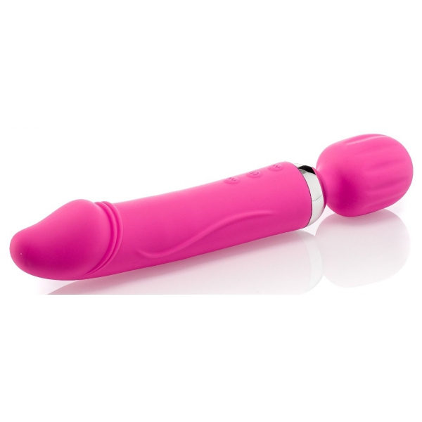 Vibro Wand Double Fun 17,5 x 4,5cm Roze