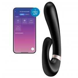 G-Punkt-Stimulator verbunden Heat Wave Satisfyer 14 x 3.5cm Schwarz