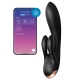 Vibro Rabbit Connected Double Flex Satisfyer 20cm Negro