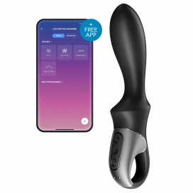 Satisfyer Dildo vibrante Heat Climax Satisfyer con impugnatura 11 x 3,5 cm