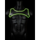 Arnês de Neoprene Glow Shoulder Harness Preto-Neon Verde