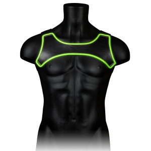 Ouch! Glow Neoprengurt Phosphorescent Glow Shoulder Schwarz-Neongrün