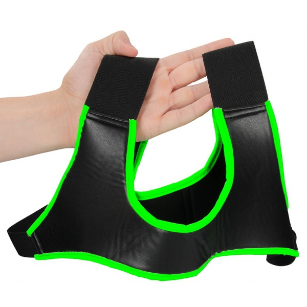 Neoprengurt Phosphorescent Glow Shoulder Schwarz-Neongrün