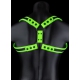 Arreios Glow Harness Sling Preto-Neon Verde