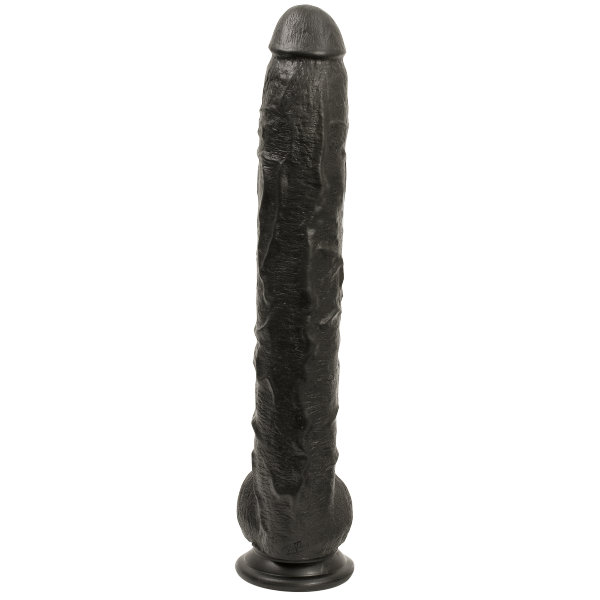 Consolador XXL Dick Rambone 34 x 6,4 cm Negro