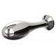 Ballstretcher en Jewel Metalen Plug Teardrop 8 x 2.9cm