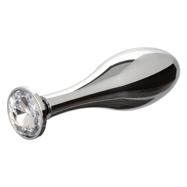 Ballstretcher en Jewel Metalen Plug Teardrop 8 x 2.9cm