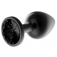 AfterDark Jewel Plug L 8 x 4cm Black