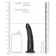 Dildo Slim Dildo RealRock 15.5 x 3.8cm Schwarz