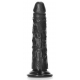 Dildo Slim Dildo RealRock 15.5 x 3.8cm Schwarz