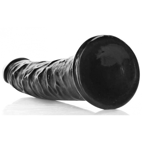 Dildo Slim RealRock 15,5 x 3,8cm Preto