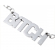 Nipple Clamp With Chain - Bitch